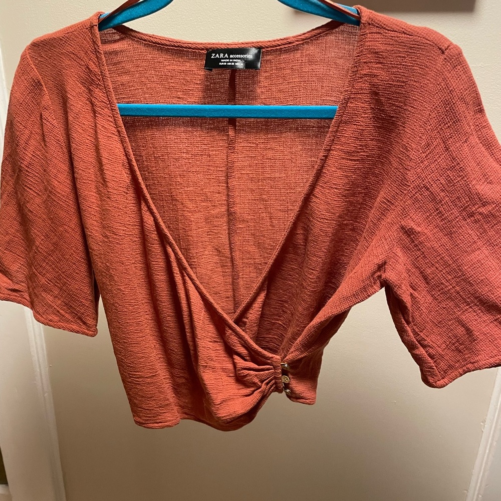 Zara Wrap Crop Top